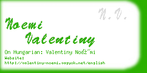 noemi valentiny business card